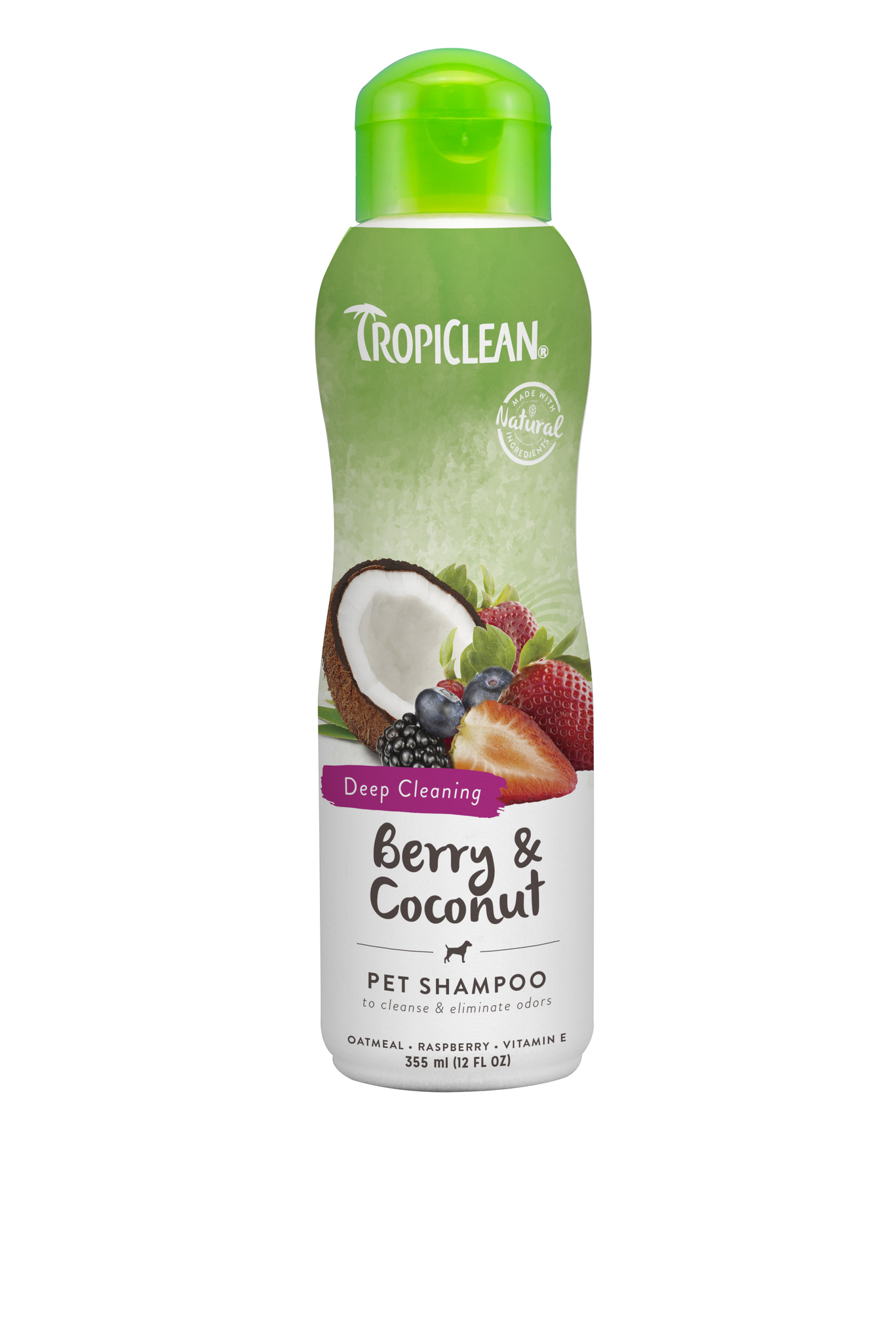 Tropiclean Anti-odor & Deep Cleaning shampoo berry & coconut